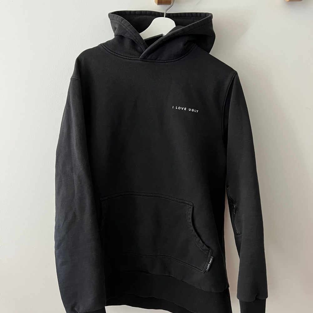 I Love Ugly Stash Pocket Hoodie